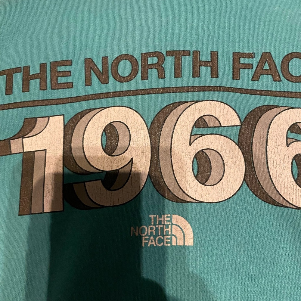 The North Face Teal Graphic Sweatshirt - Picture 2 of 4